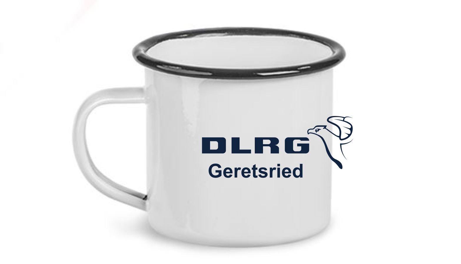 DLRG Geretsried Emailletasse  