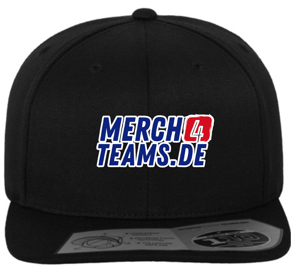 Die Merch4teams Cap Gerader Schirm  
